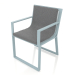 3d model Dining chair (Blue gray) - preview