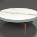 modèle 3D Table basse ronde Ø90x22 (Bleu gris, DEKTON Aura) - preview