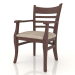 3d model Chair (armchair) Oxford (Old Walnut) - preview