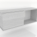modèle 3D Étagère suspendue SHELF (avec 1 section ouverte à droite) 1000 mm (blanc RAL 9010) - preview