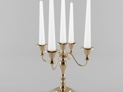 Candlestick, candles