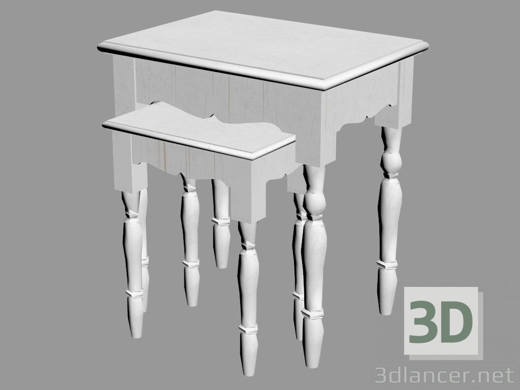 3d model Table Set (PPQD) - preview