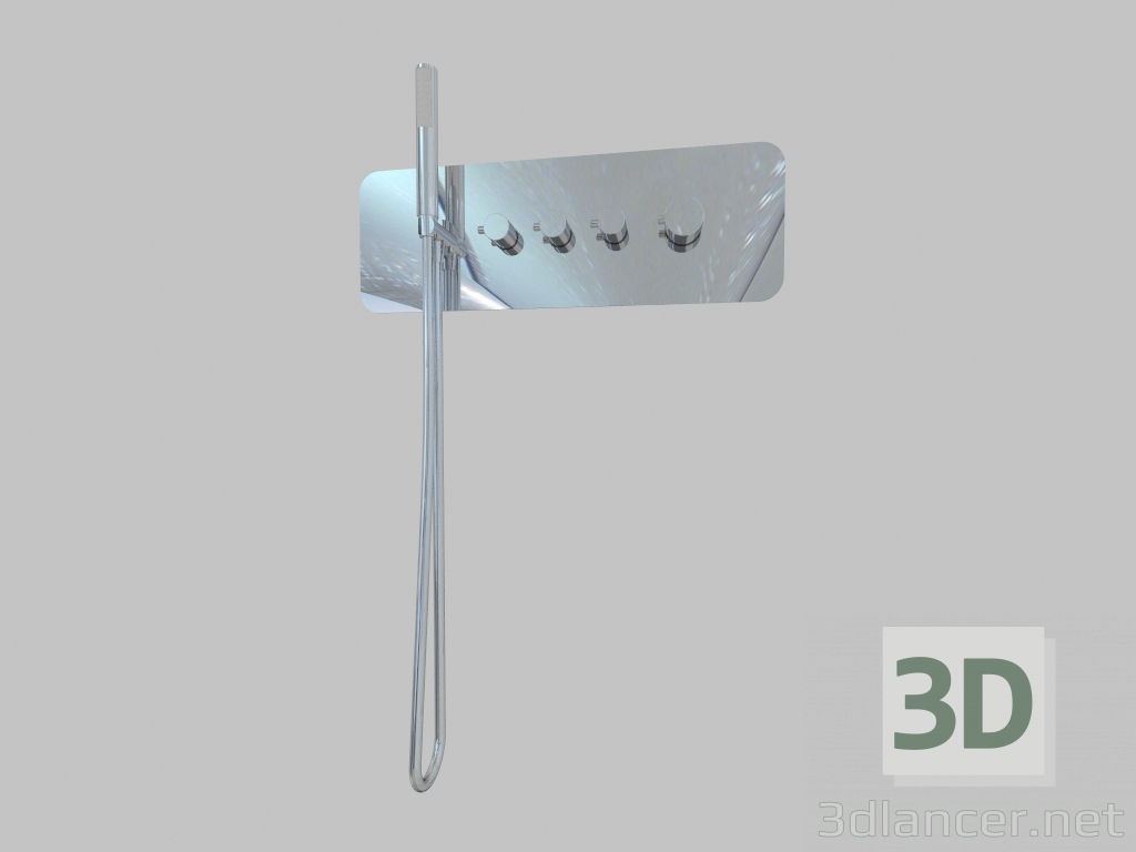 Modelo 3d Misturador termostático de gesso Multibox (NAC 09CT) - preview