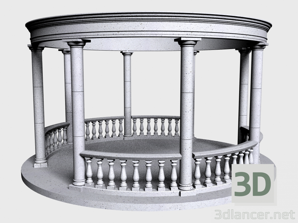 3d model Rotunda (LR602T) - preview