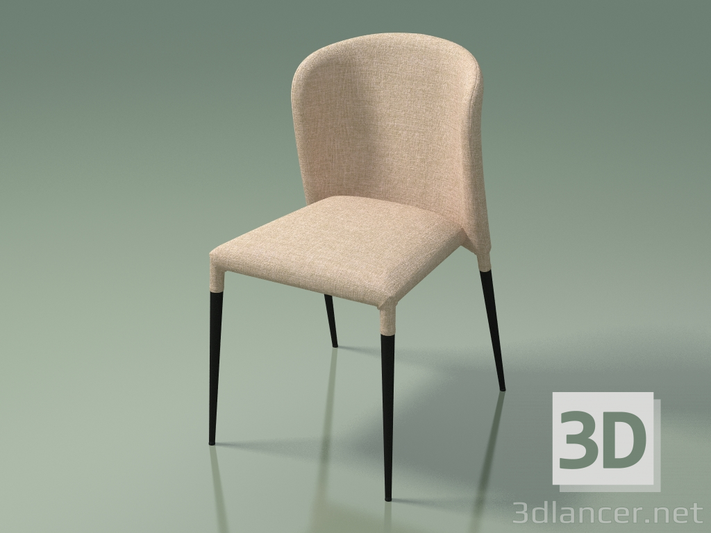 modello 3D Sedia da pranzo Arthur (110080, sabbia dorata) - anteprima