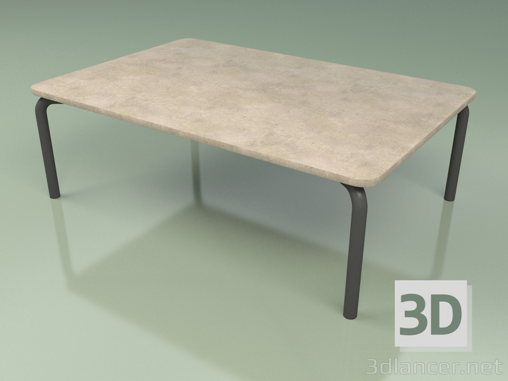 3d model Mesa de centro 006 (Metal Smoke, Farsena Stone) - vista previa