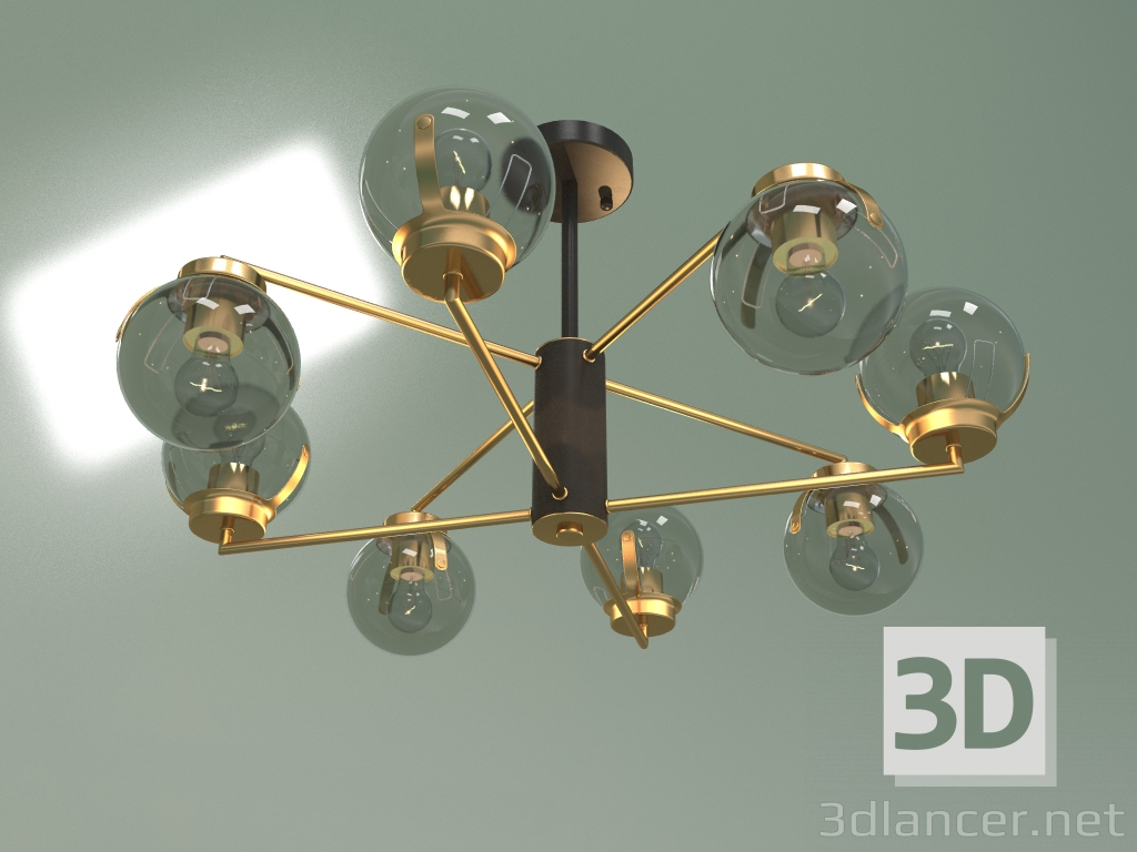 Modelo 3d Candelabro de teto Creek 70118-8 (preto) - preview