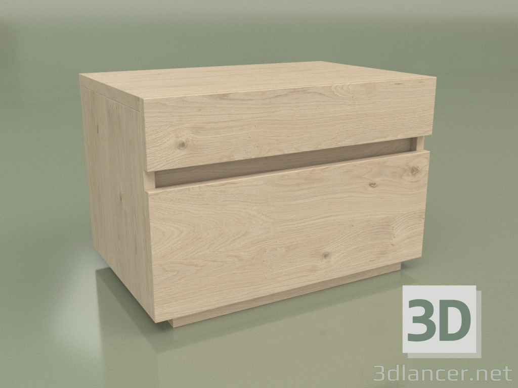 Modelo 3d Mesa de cabeceira Mn 200 (Champanhe) - preview