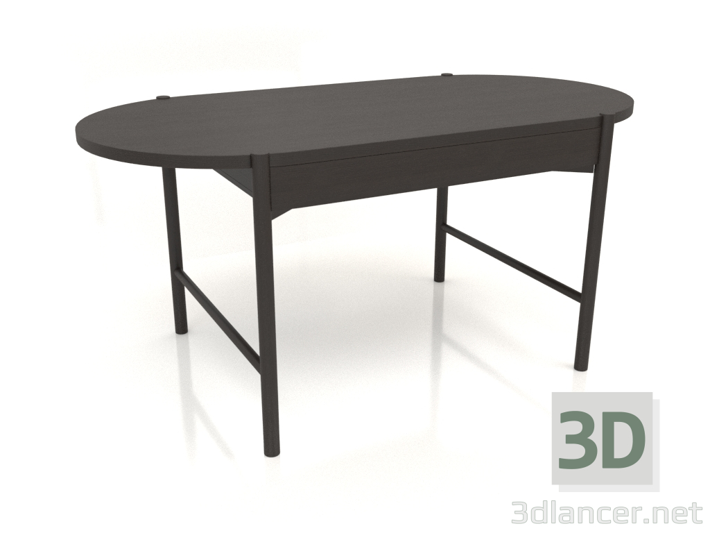 3d model Mesa de comedor DT 09 (1600x820x754, madera marrón oscuro) - vista previa