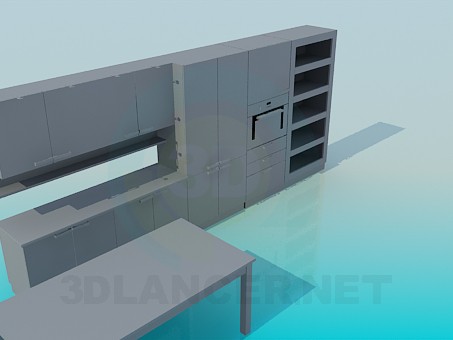 Modelo 3d Móveis para cozinha - preview