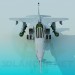3D modeli Jaguar Fighter - önizleme