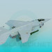 3D modeli Jaguar Fighter - önizleme
