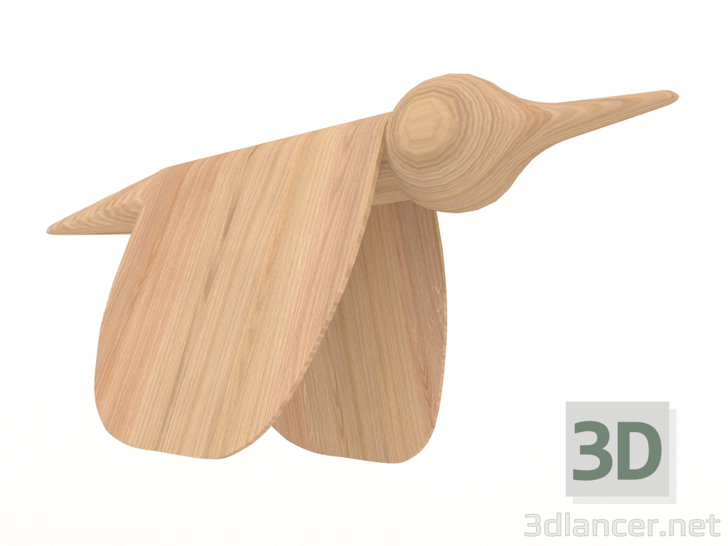 Modelo 3d Elemento de decoração Tica (carvalho oleado natural) - preview