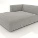 3D Modell Chaiselongue (L) 103x165 mit Armlehne links - Vorschau