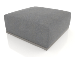 Module canapé pouf (gris quartz)