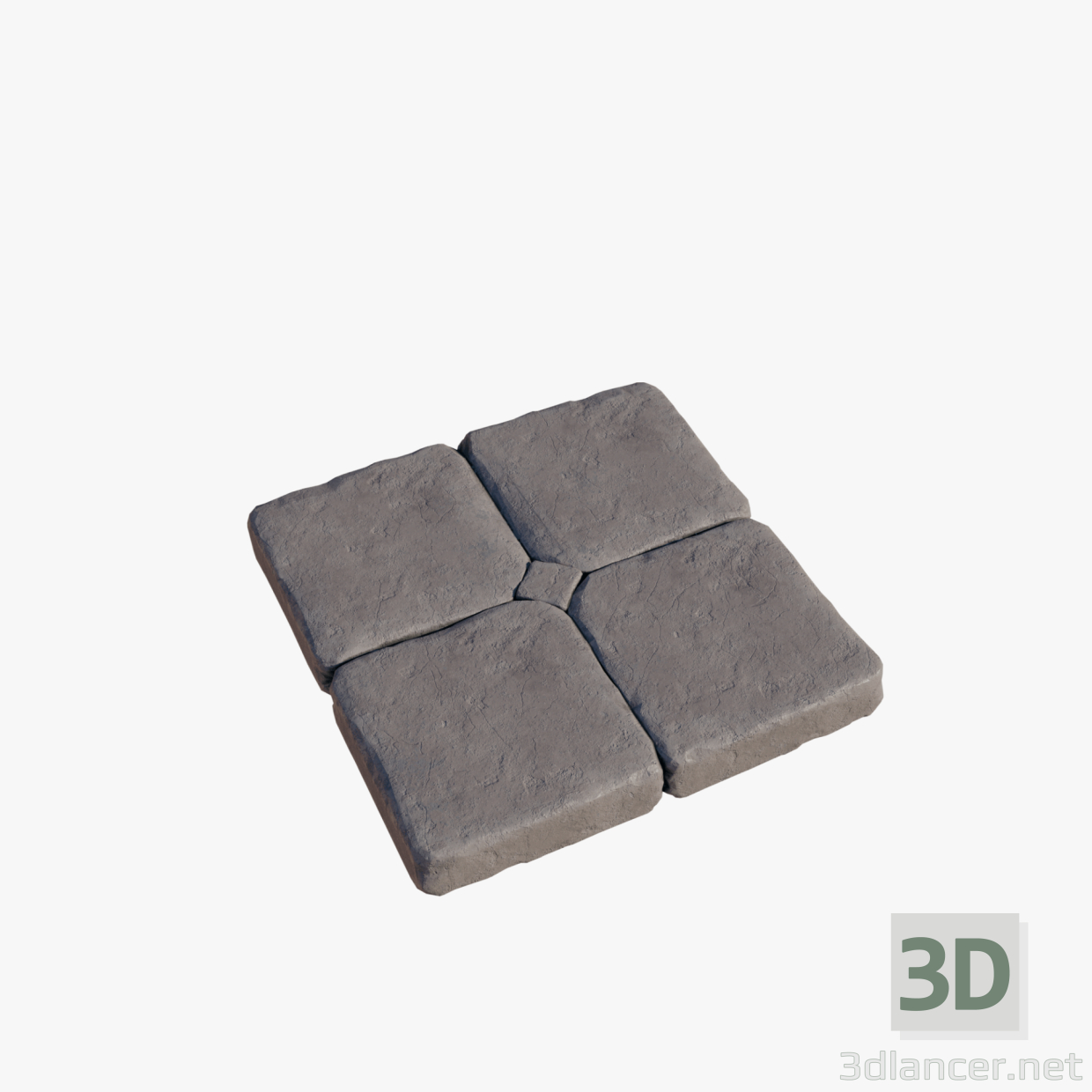 Losas antiguas 3D modelo Compro - render