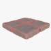 3d Old paving slabs model buy - render