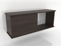 Étagère suspendue SHELF (avec 1 section ouverte à droite) 1000 mm (frêne noyer)