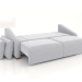3D Modell Sofa San Remo faltbar (ausklappbar) - Vorschau