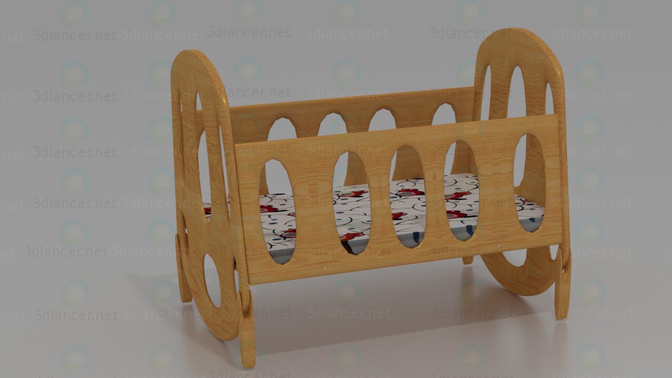 3d model cradle - preview