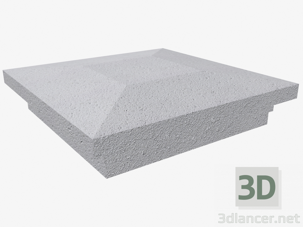 modello 3D Copertura sul pilastro (LK63F) - anteprima