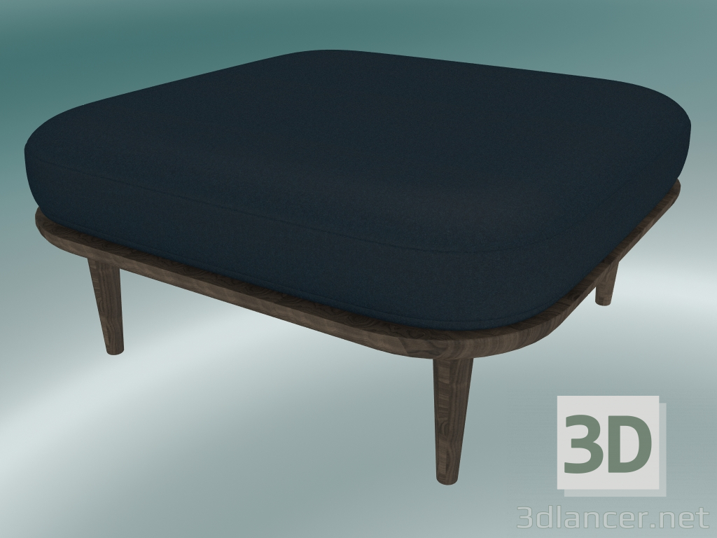 Modelo 3d Mosca otomana (SC9, 80x80 H 40cm, carvalho oleado fumado com Harald 2 182) - preview