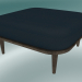 3d model Ottoman Fly (SC9, 80x80 H 40cm, Smoked oiled oak with Harald 2 182) - preview