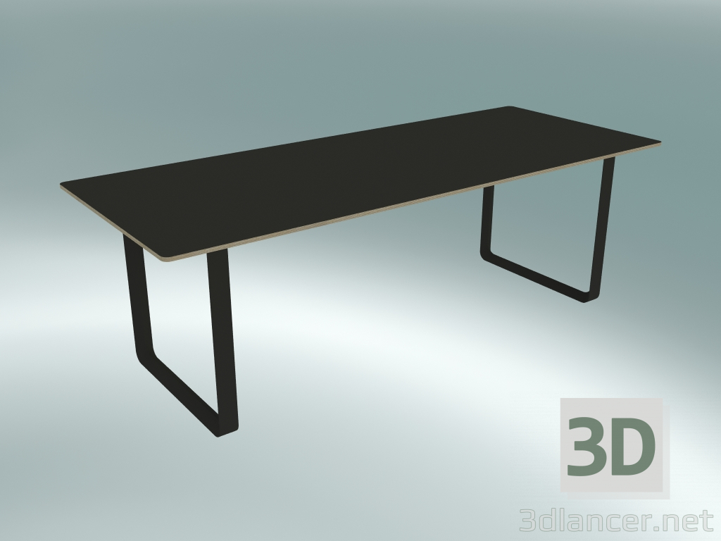 Modelo 3d Mesa 70/70, 225x90cm (Preto) - preview