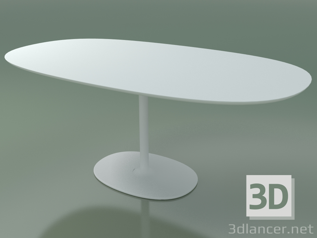 3D modeli Oval masa 0651 (H 74 - 100x182 cm, M02, V12) - önizleme