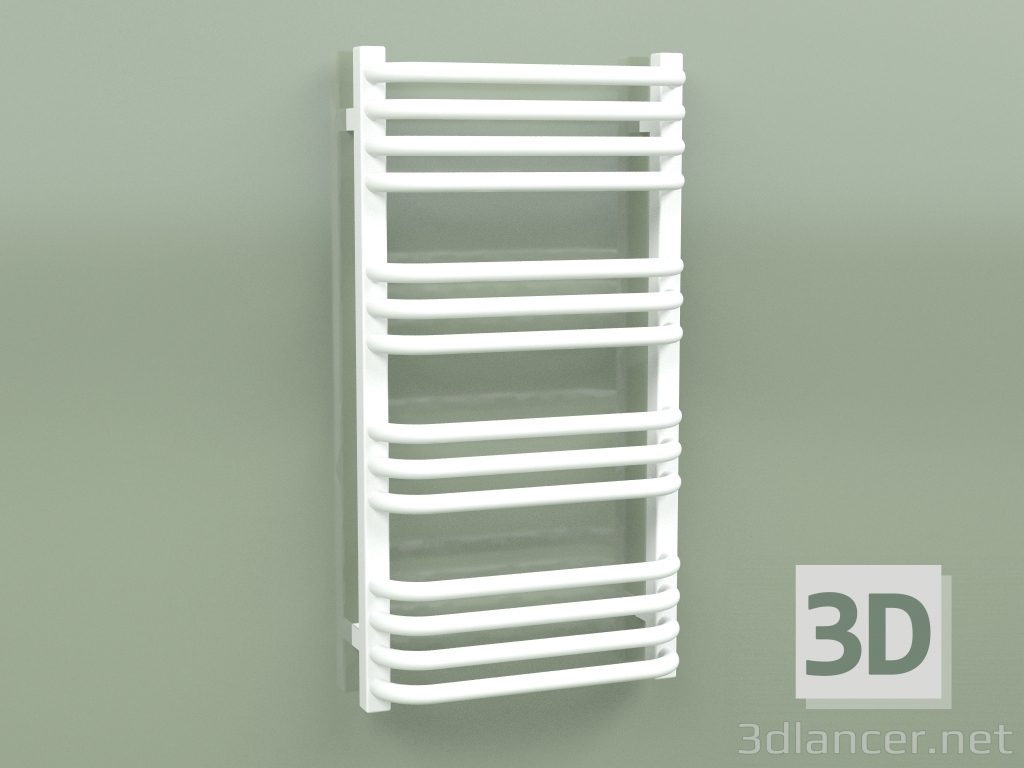 3d model Alex water heated towel rail (WGALE076040-SX v4.0- (R), 760х400 mm) - preview