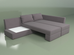 Ecksofa Montero (aufgeklappt)