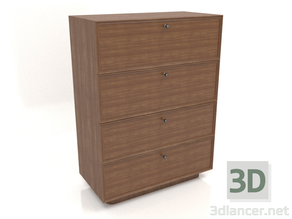 3D Modell Kommode TM 15 (800x400x1076, Holzbraun hell) - Vorschau