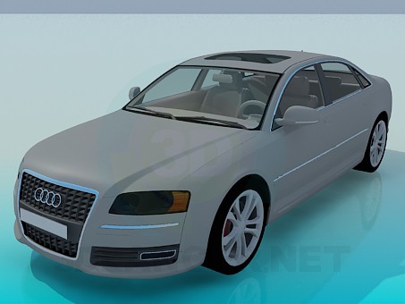 3D Modell Audi A8 - Vorschau