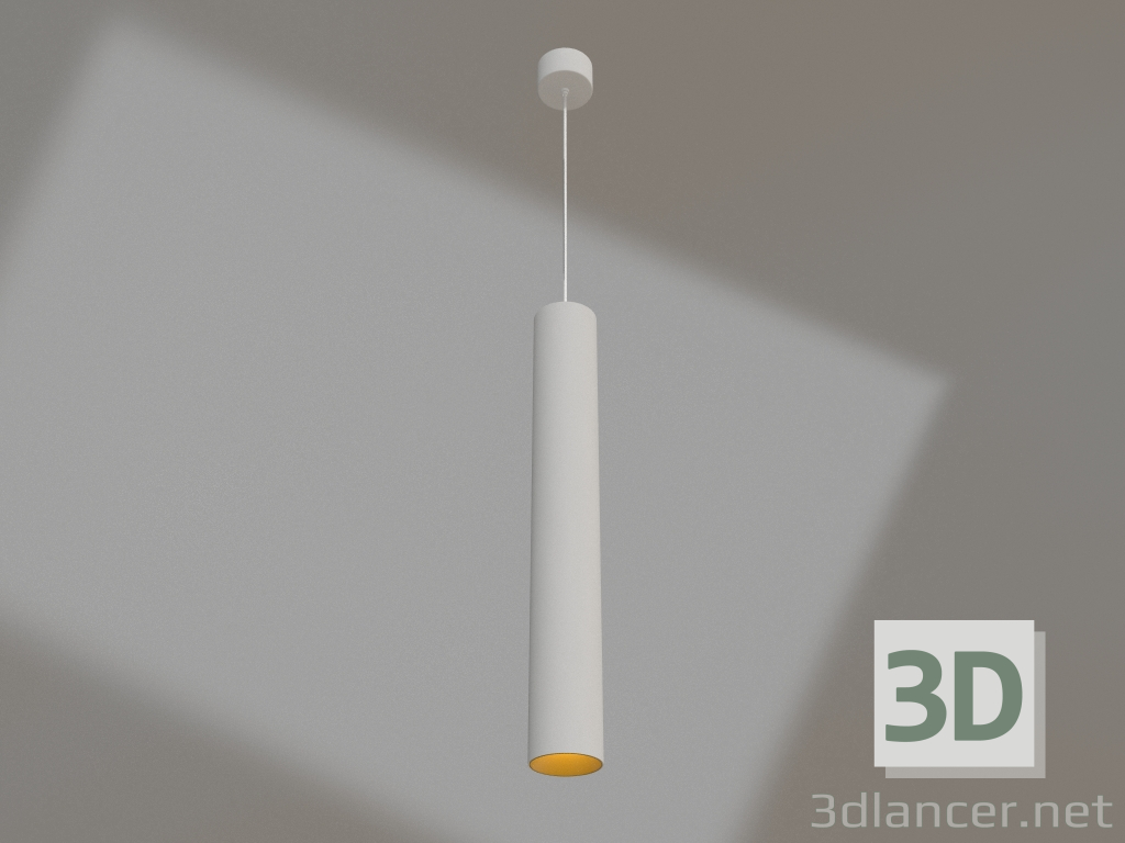 modello 3D Lampada SP-POLO-HANG-LONG450-R65-8W Warm3000 (WH-GD, 40°) - anteprima