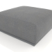 3d model Pouf sofa module (Anthracite) - preview