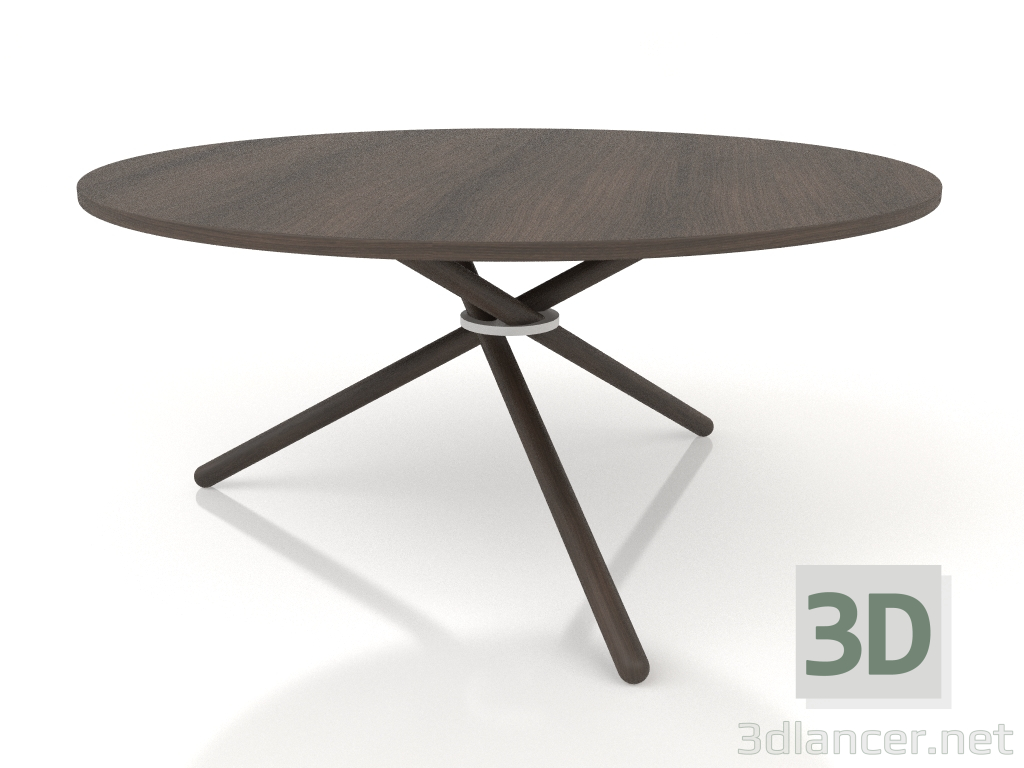 3D Modell Edda Couchtisch (Dunkle Eiche, Dunkle Eiche) - Vorschau