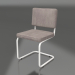 3d model Ridge Rib Chair (Cool Gray) - preview