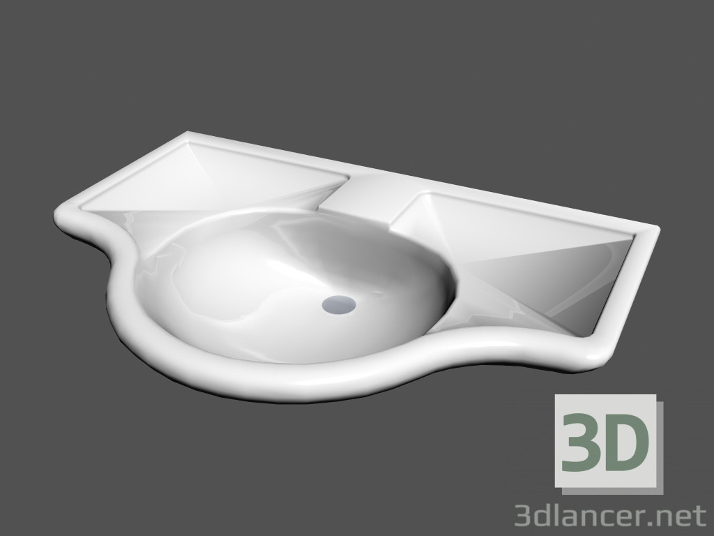 3d model Para minusválido libertad lavabo lr - vista previa