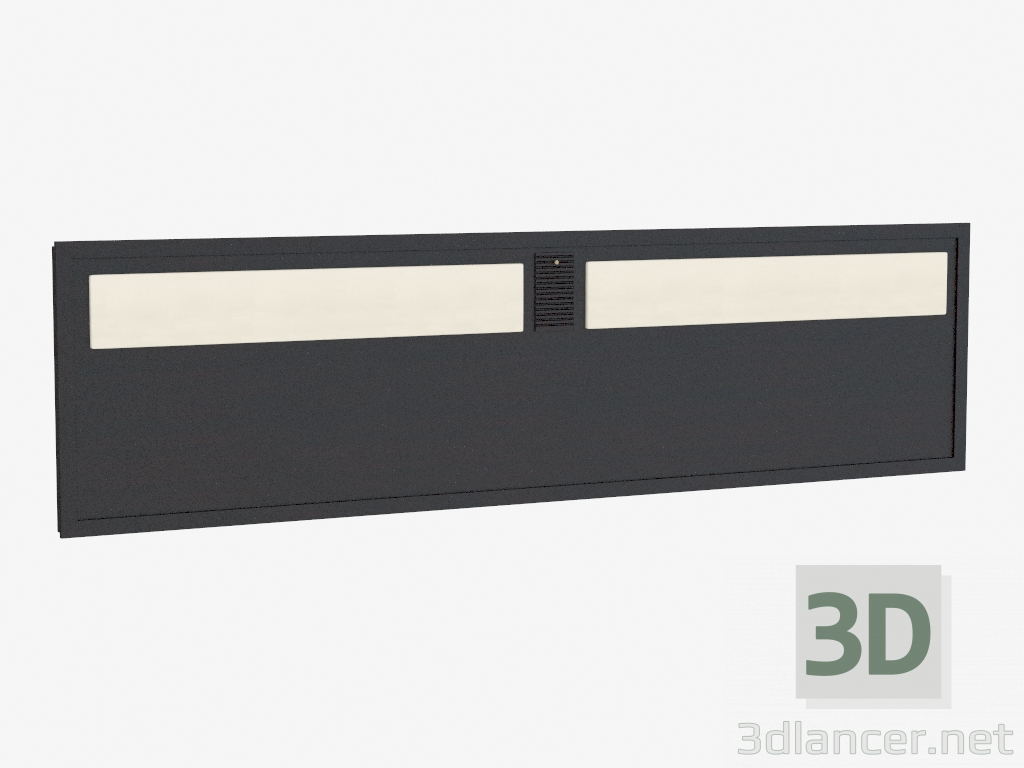 Modelo 3d Cabeceira com luz de fundo - preview