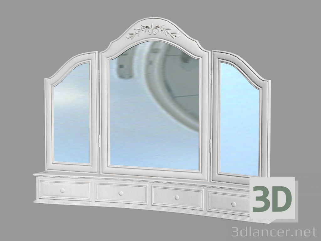 3D modeli Dresser Ayna (PSDB) - önizleme