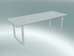 Tavolo 70/70, 225x90 cm (bianco)