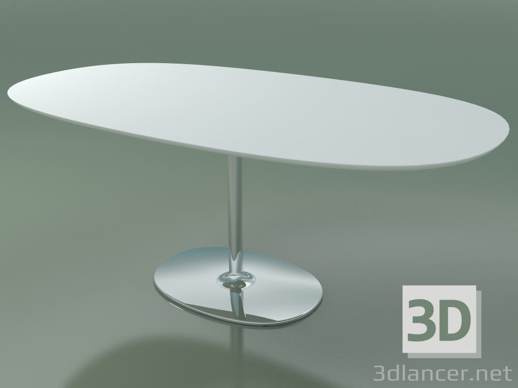 3D modeli Oval masa 0651 (H 74 - 100x182 cm, M02, CRO) - önizleme