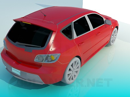 3D Modell Mazda 3 Hatchback - Vorschau