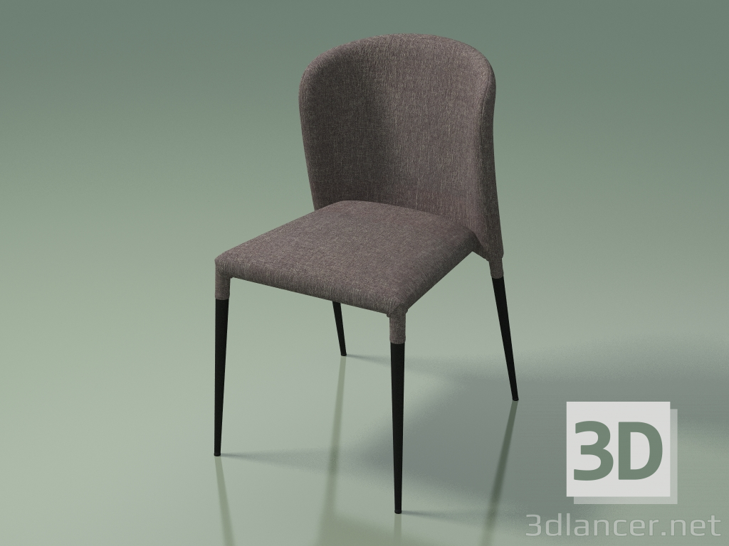 modello 3D Sedia da pranzo Arthur (110083, grigio) - anteprima