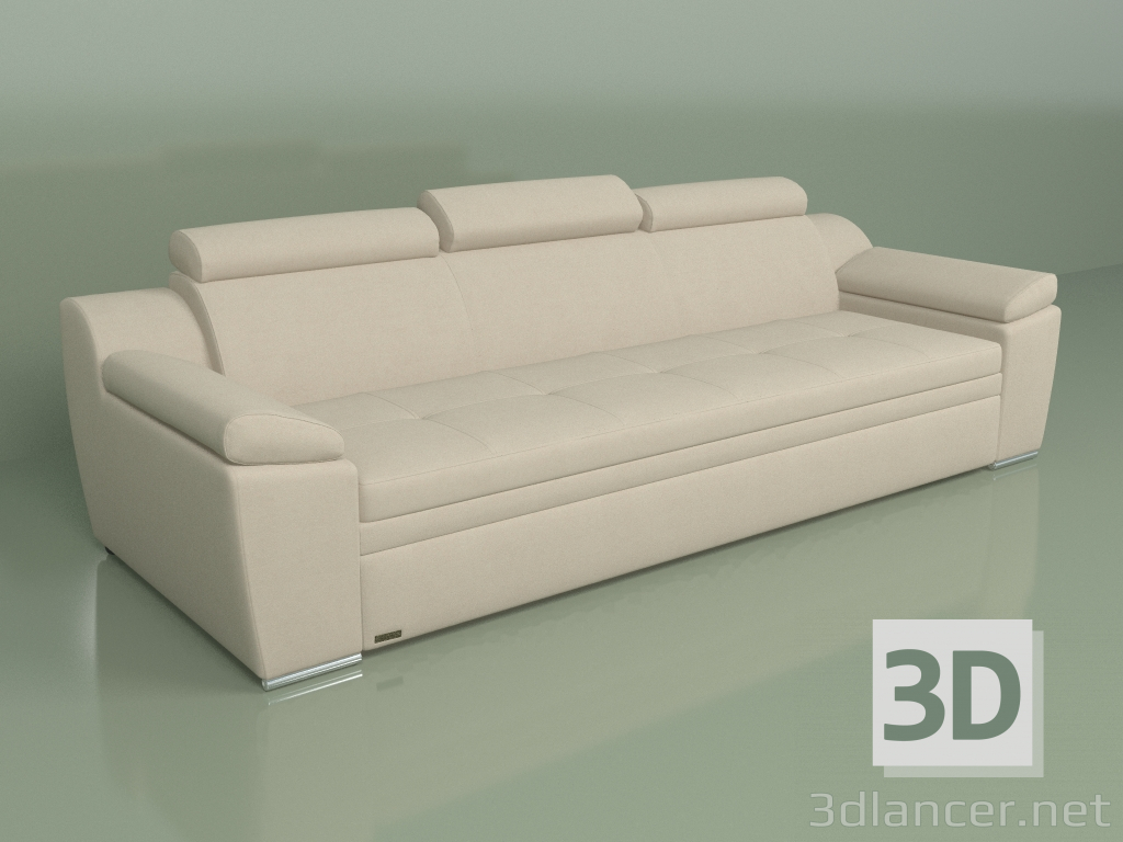 3d model Sofá triple Nelson - vista previa