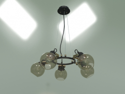 Lustre suspenso Mateo 70119-5 (preto)