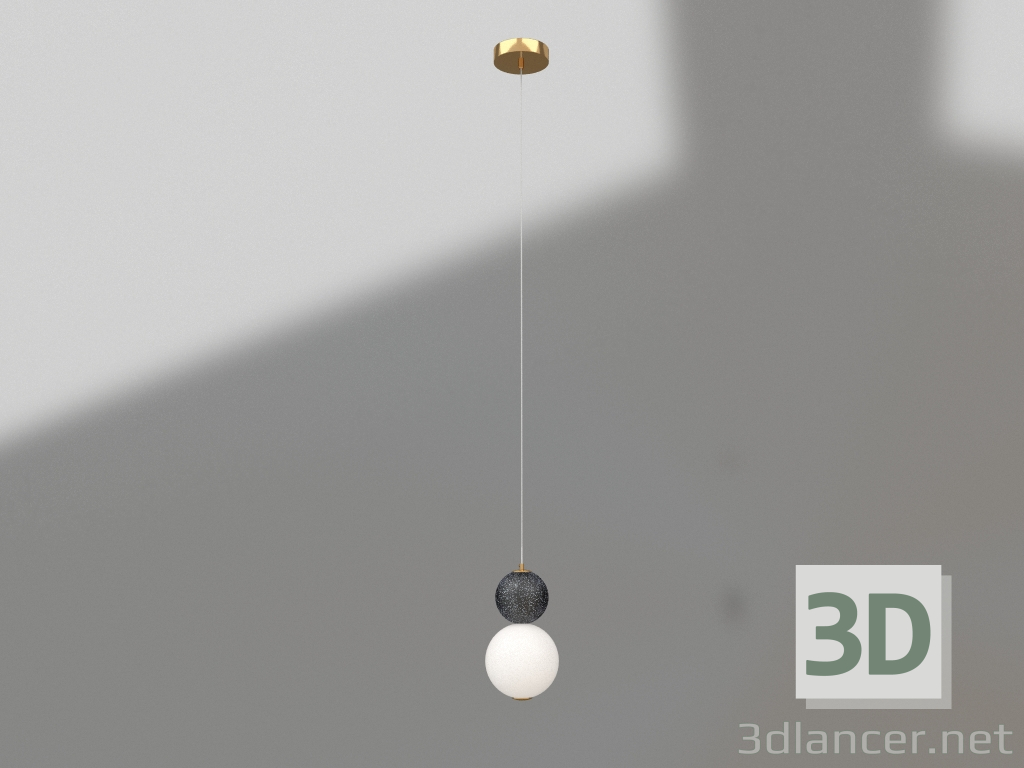 3d model Moni pendant black (07627-1+1,19) - preview