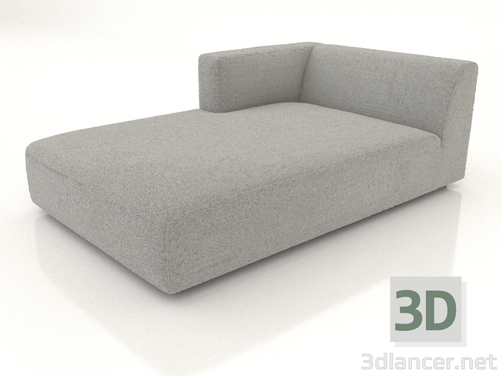 Modelo 3d Chaise longue (L) 103x195 com apoio de braço à esquerda - preview