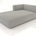 3d model Chaise longue (L) 103x195 con reposabrazos a la izquierda - vista previa