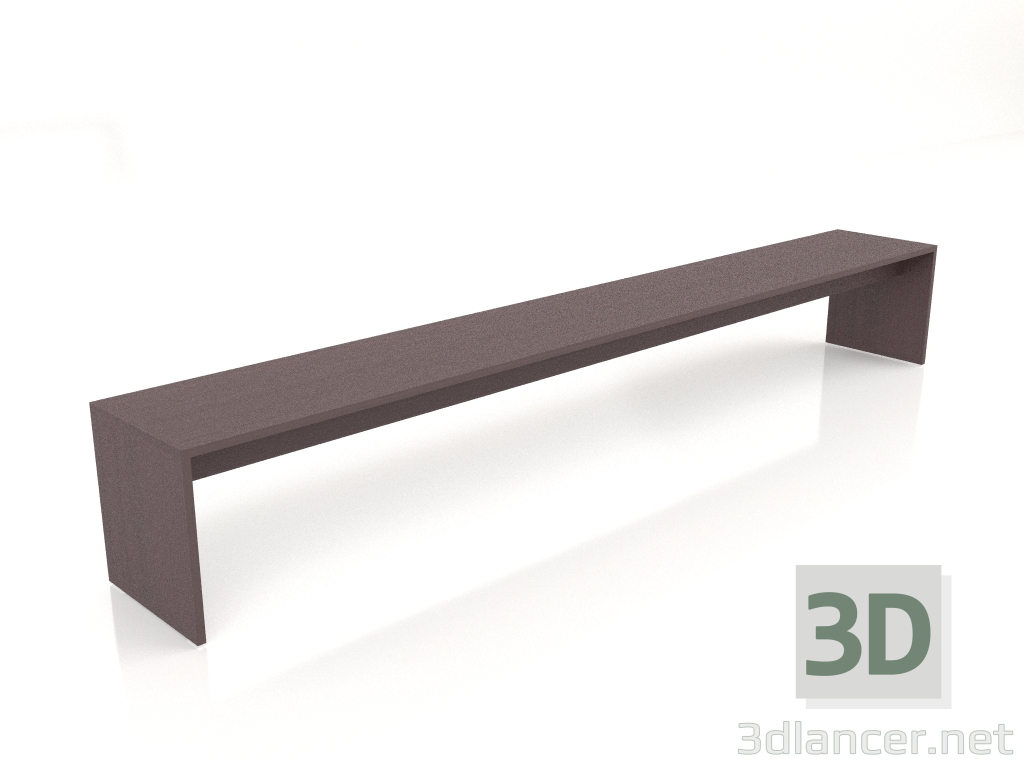 modello 3D Panca 290 (anodizzata bordeaux) - anteprima